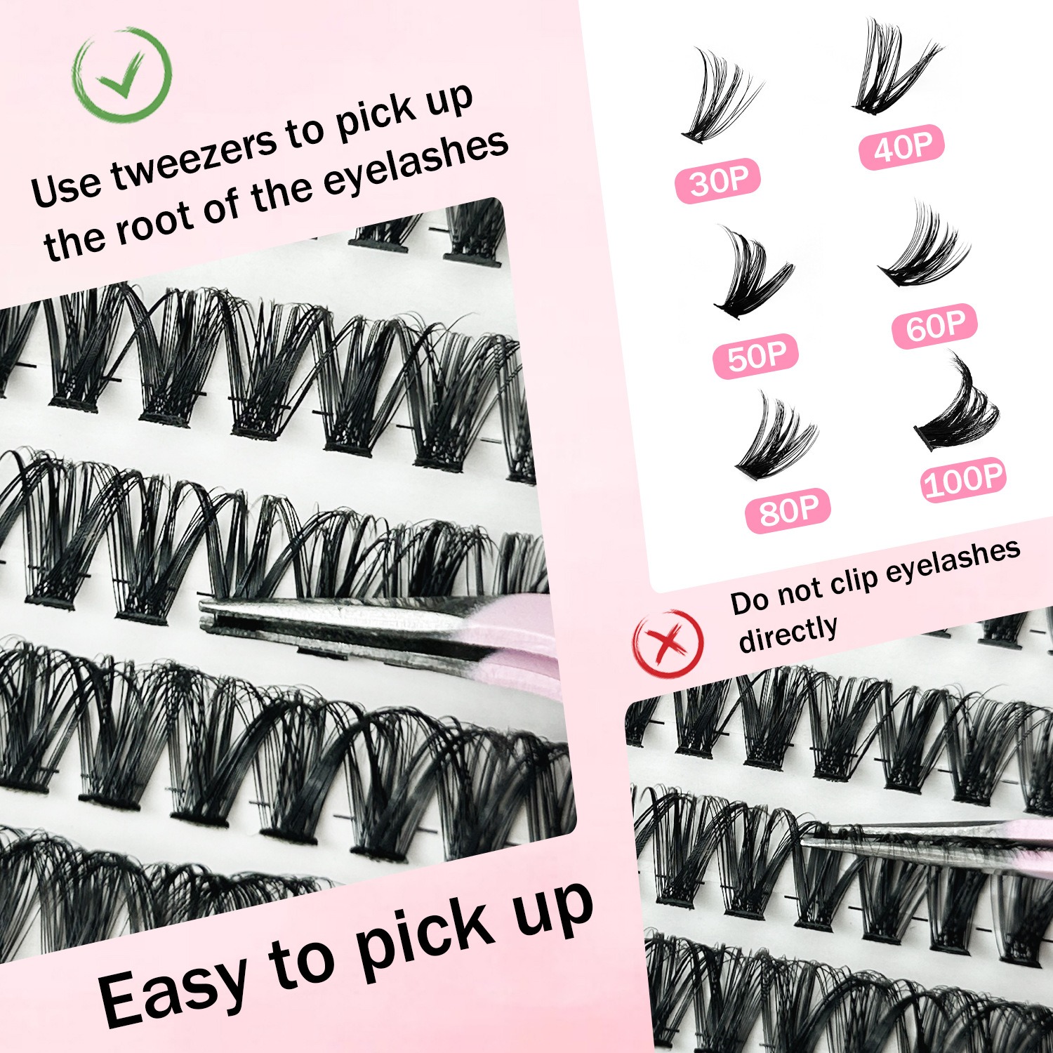 1 Box Eyelash Book - DIY Natur – Eyelash Extension Anime Style recenzja i cena