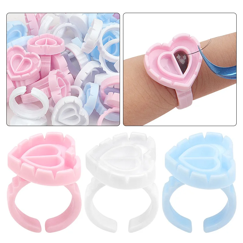 100 PCS Disposable Heart-shape – Eyelash Extension Jakarta recenzja i cena