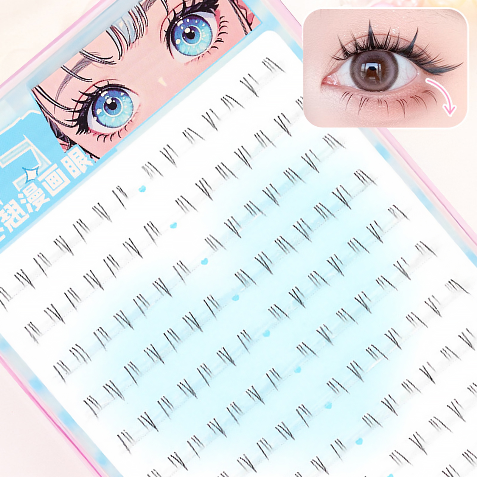 Self Adhesive Bottom Lashes No – Eyelash Extension Korea recenzja i cena